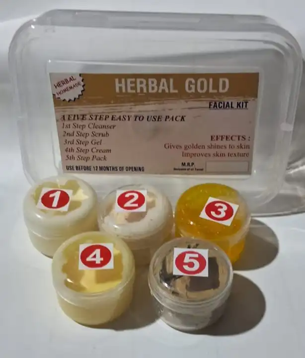 Herbal gold facial kit  uploaded by First sine on 7/30/2023