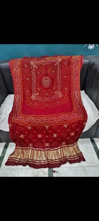 Pure gaji silk dupatta uploaded by Simna textile on 7/30/2023