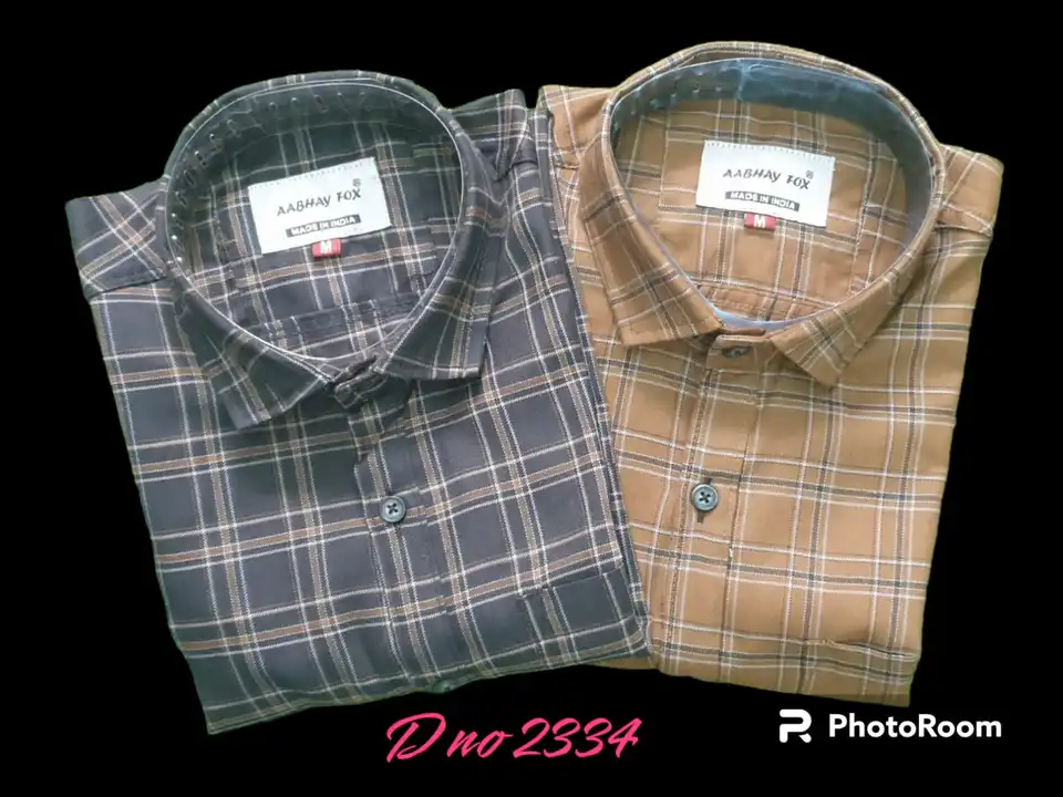 Clearness died checks shirts  uploaded by Samar textiles on 7/30/2023