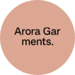 Business logo of Arora garments.