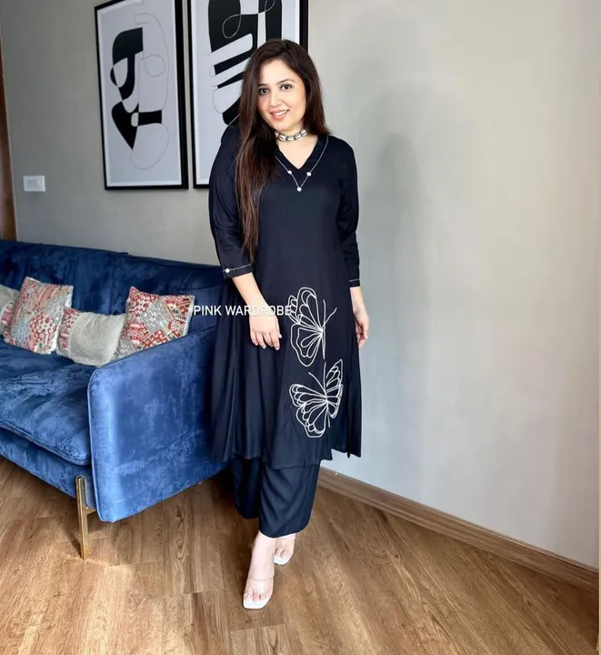 2 pcs kurti with  salwar  uploaded by Rohit creation on 7/30/2023