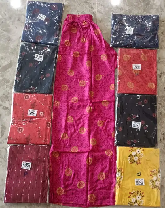 Palazoo  uploaded by Jai maa durga textile and Aaradhya manufacturer  on 7/30/2023