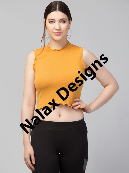 Lettuce trim crop top uploaded by Nalax Designs on 7/30/2023