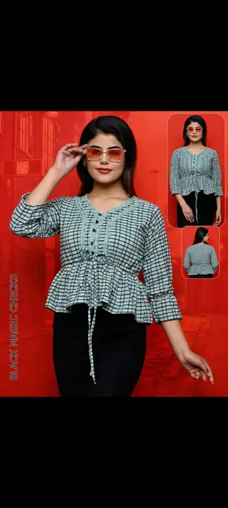 Top uploaded by Wholesale business ladies top on 7/30/2023