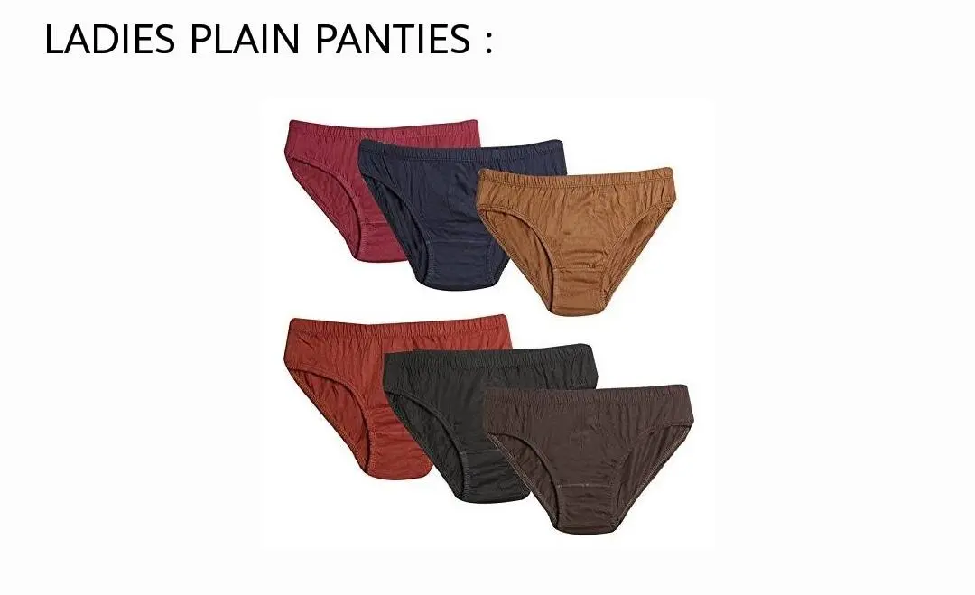 Ladies Plain Panties uploaded by Sarveshwaran Jawuli Maaligai on 7/30/2023