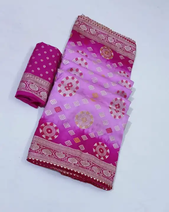 *Jay Shree Shyam*

New Product

🥰🥰Original product🥰🥰
Zari Bandhej Saree

👉 Russian Dola fabric  uploaded by Gotapatti manufacturer on 7/31/2023