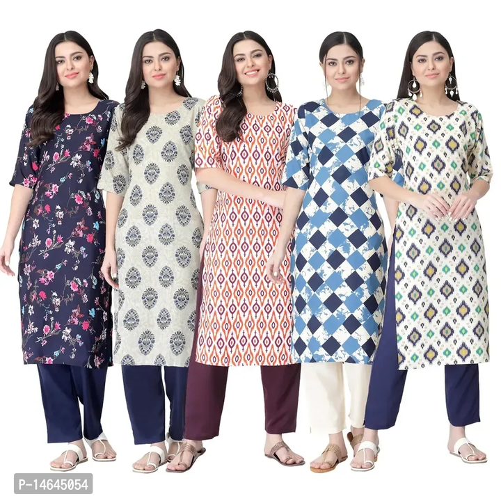 New Crepe Printed Kurtis Combo Pack Of 5  uploaded by Mayukh Online Store. on 7/31/2023