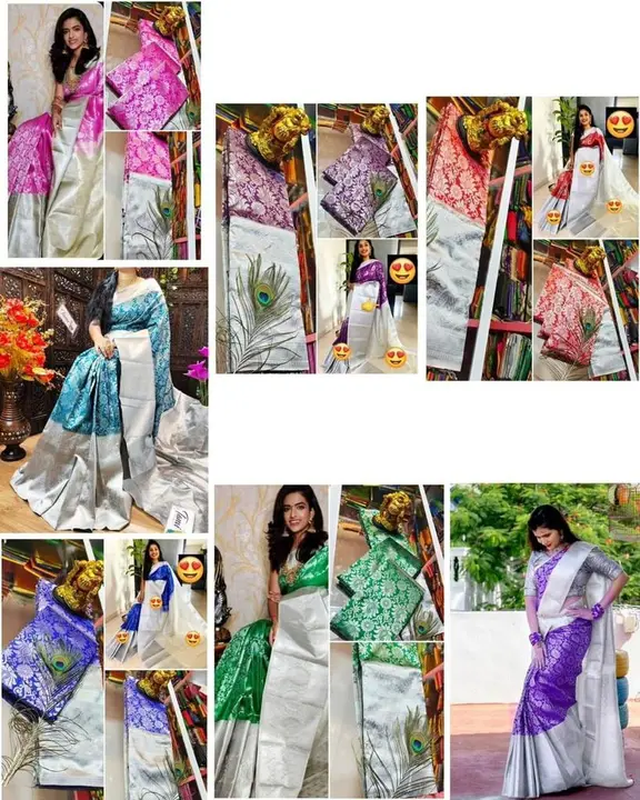 Soft lichi silk saree  uploaded by RV FASHION on 7/31/2023