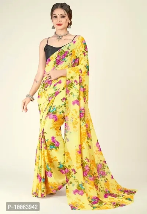 Stylish Georgette Printed Saree For Women

 Color:  Multicoloured

 Fabric:  Georgette

 Type:  Sare uploaded by Aarvi services on 7/31/2023