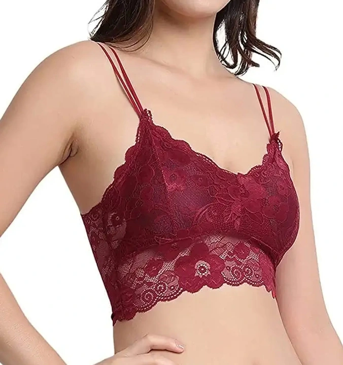 Lace Bralette Bra uploaded by STYLE FLAKES on 7/31/2023