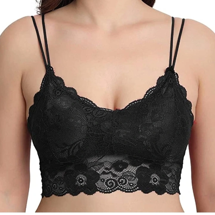 Lace Bralette Bra uploaded by STYLE FLAKES on 7/31/2023