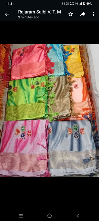 Zometo anboos print Saree  uploaded by business on 7/31/2023