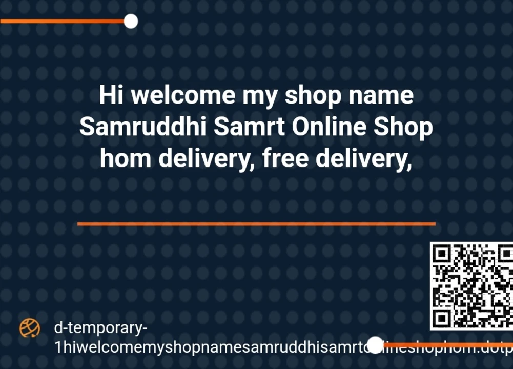 Visiting card store images of Samruddhi Samrt Online Shop