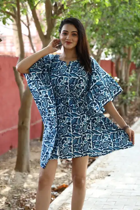*🍁🍁  New present.  🍁🍁* 

*Exclusive Collection of Hand Block Priented  Short Kaftans in Multiple uploaded by Ayush Handicarft on 7/31/2023