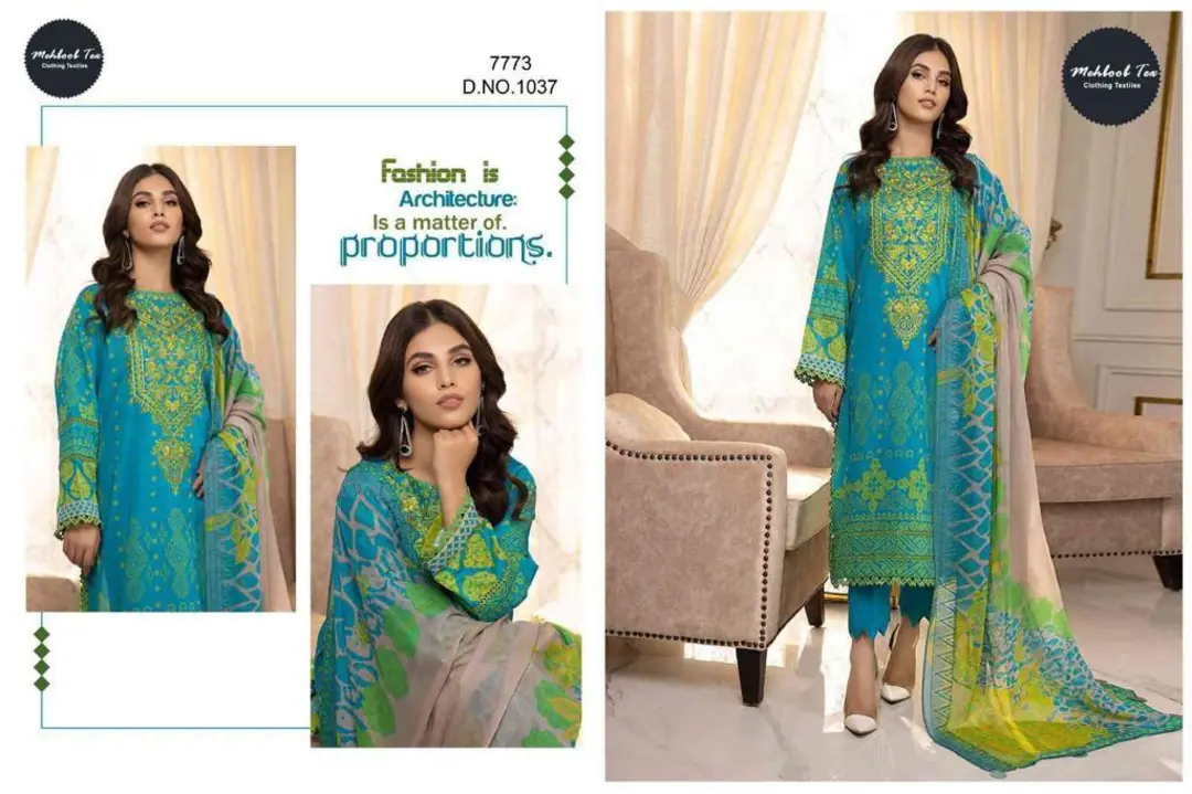 Pakistani Cotton Dupatta Suit uploaded by Zahra Collection on 7/31/2023