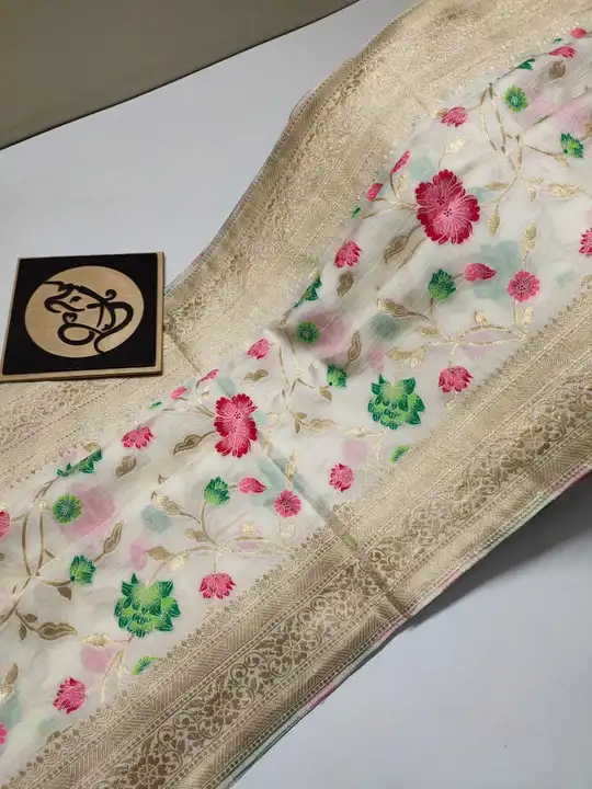 Banarasi daybal semi Georgette  uploaded by Online selling of sarees  on 7/31/2023