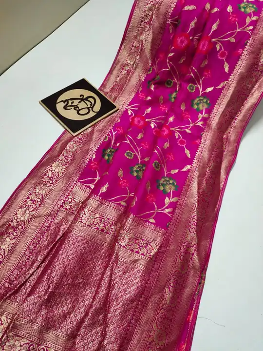 Banarasi daybal semi Georgette  uploaded by Feyazi art silk saree on 7/31/2023