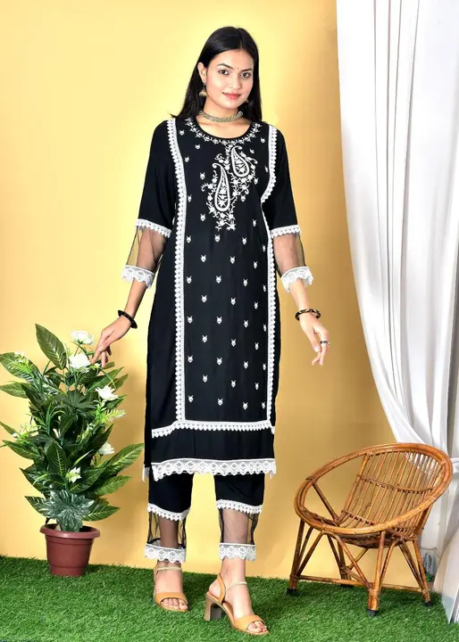 Beautiful Embroided kurta pant set  uploaded by Abakshi outfits on 7/31/2023