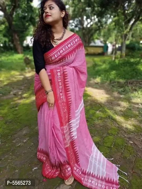 Stylish Cotton Handloom Saree with Blouse Piece

 Color:  Multicoloured

 Fabric:  Cotton

 Type:  S uploaded by Aarvi services on 7/31/2023