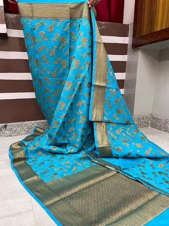Banarsi Semi jorjett saree uploaded by Ajaz textiles on 7/31/2023