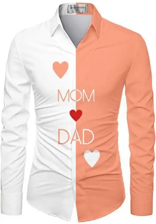 Mom dad love pMom dad love printed shirting fabric uploaded by A&S Fashion on 7/31/2023