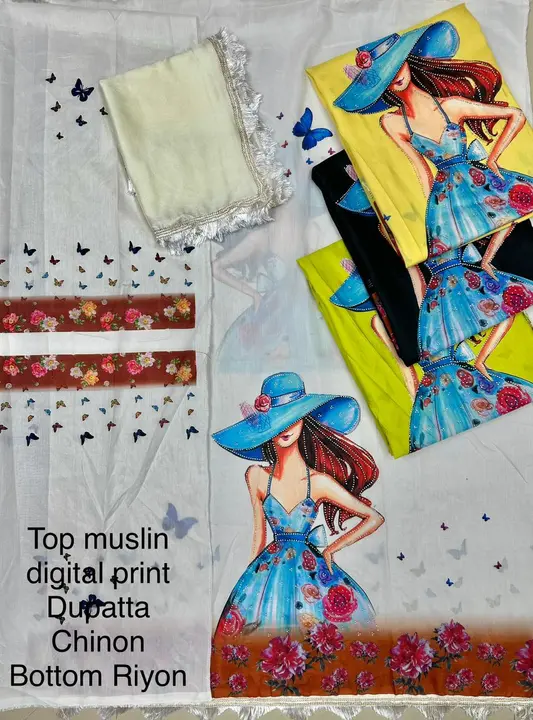 Muslin suit  uploaded by RISHABH Creations on 7/31/2023