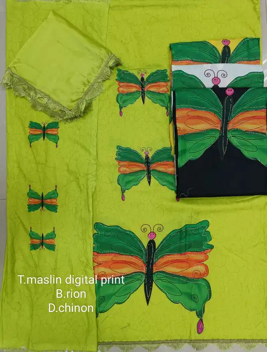 Muslin digital fabric  uploaded by RISHABH Creations on 7/31/2023