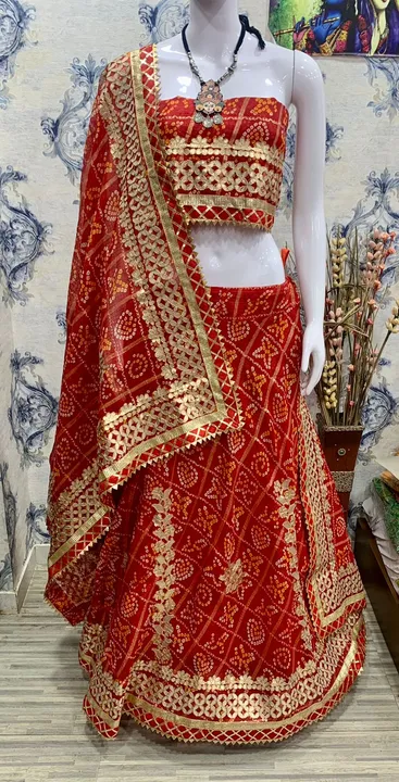 😘 *Beautiful Lahenga*🥳

*KOTA SILK FABRIC*

*Beautiful Traditional Rajasthani Beautiful ghadchola  uploaded by Aanvi fab on 7/31/2023