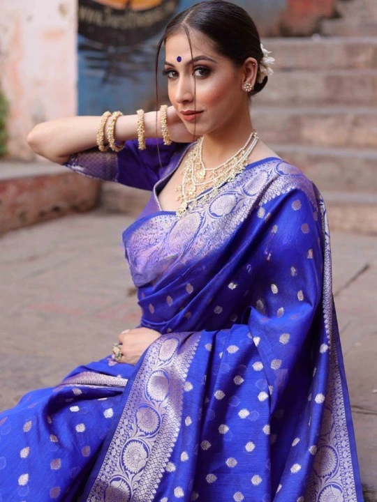 Rich pallu with allover 999buti design saree  uploaded by DHANANJAY CREATIONS on 7/31/2023