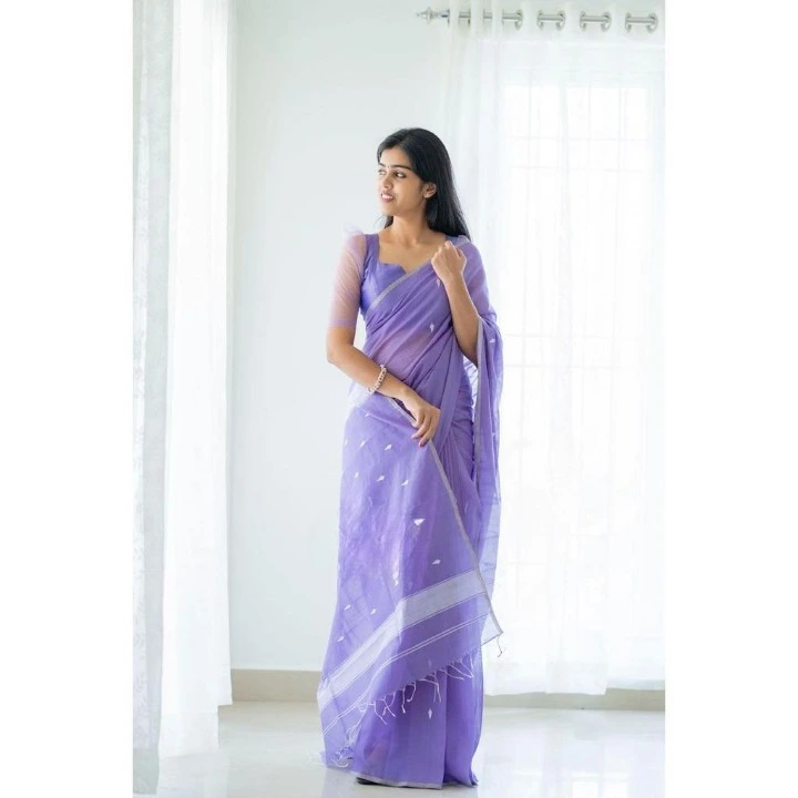 Rich pallu with allover buti design saree  uploaded by DHANANJAY CREATIONS on 7/31/2023