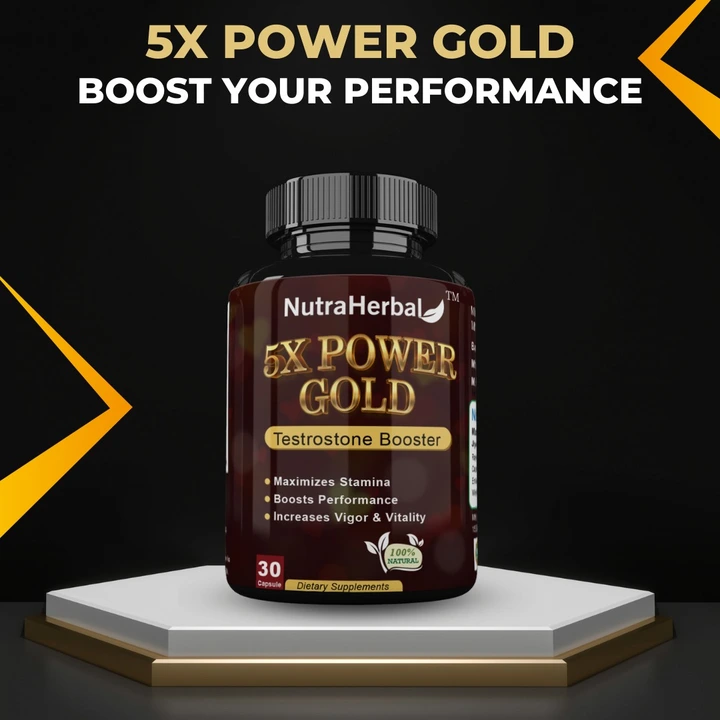 Nutraherbal 5x power gold 60 capsules  uploaded by business on 7/31/2023