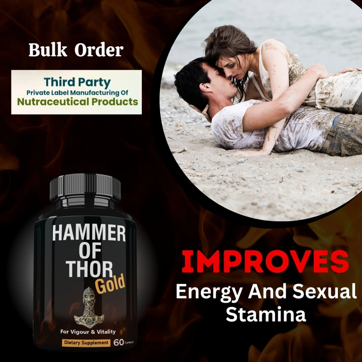 Hammer of Thor testosterone booster capsules 60 capsules uploaded by Jiya marketing and traders on 7/31/2023