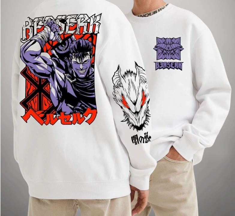 Post image I want 11-50 pieces of Sweatshirt at a total order value of 1000. I am looking for Anime printed sweatshirts
At the lowest price.. Please send me price if you have this available.