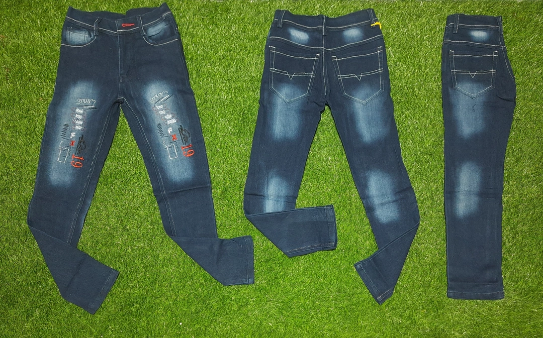 Kids Stretchable Denim Jeans 26x40 uploaded by Bengal Solution Point on 7/31/2023