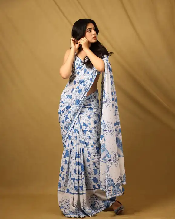 Georgette saree  uploaded by RV FASHION on 7/31/2023