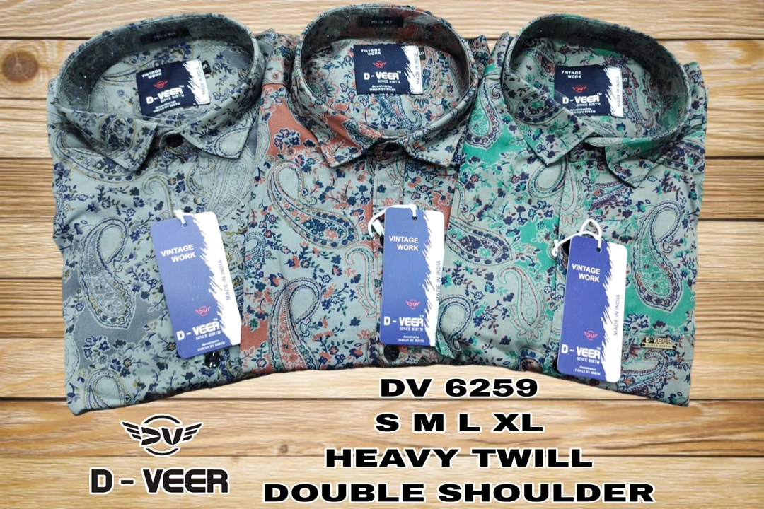 Double Shoulder Heavy Twill Print  uploaded by Manoj creation on 7/31/2023