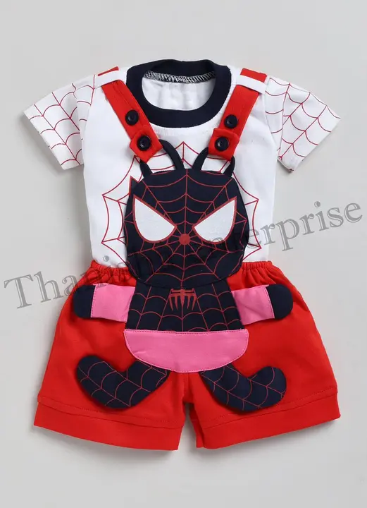 Spider Man Dungree fSpider Man Dungree for new bie uploaded by Thanisha Enterprise (Mommy Club) on 7/31/2023