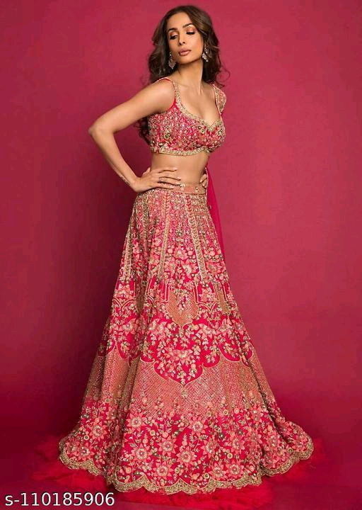 Catalog Name:*Fancy Designer Flared Embroidered Bollywood Party  Lehenga*
Topwear Fabric: Georgette
 uploaded by business on 7/31/2023