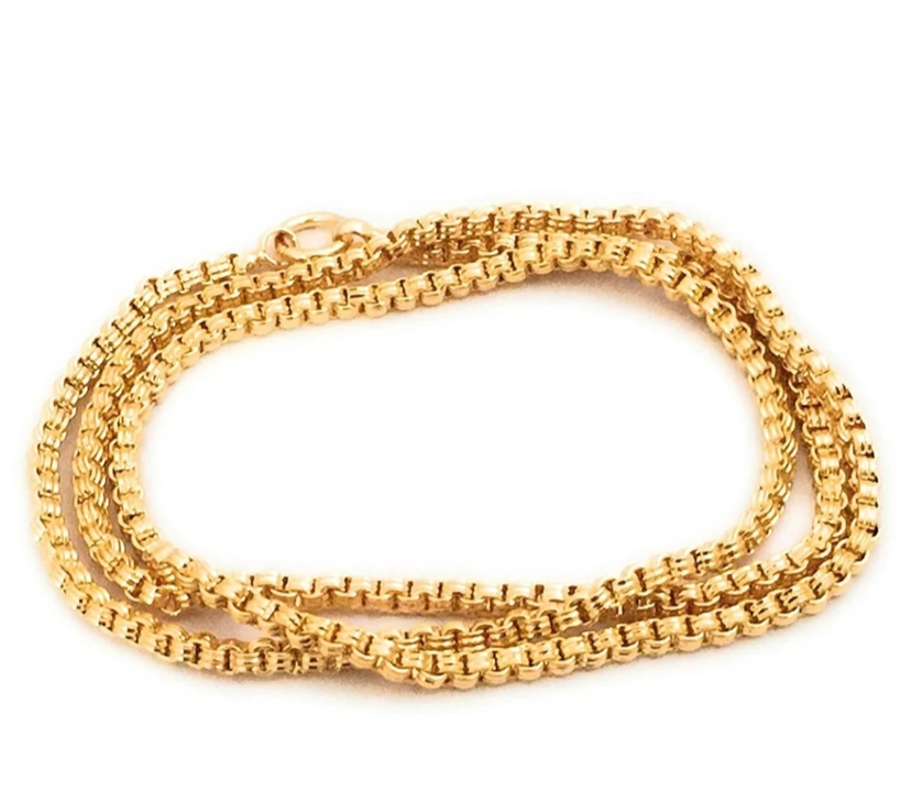 Gold plated chain uploaded by business on 7/31/2023