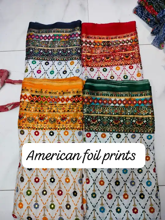 American foil print  uploaded by Globle fashion on 7/31/2023