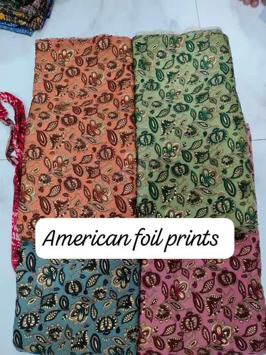 American foil print  uploaded by Globle fashion on 7/31/2023