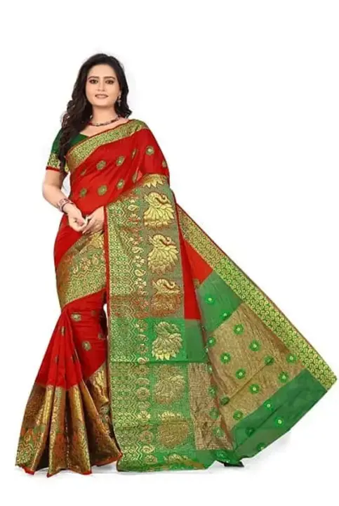 https://myshopprime.com/product/fancy-cotton-saree-with-blouse-piece-for-women/1601577144 uploaded by business on 7/31/2023