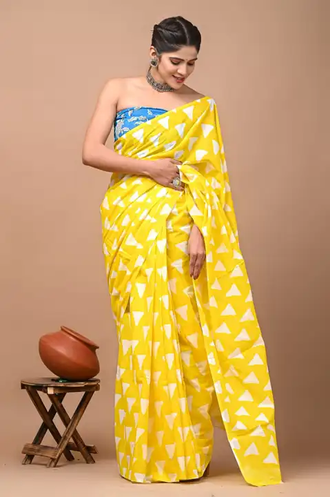 Cotton saree  uploaded by taxtile on 7/31/2023