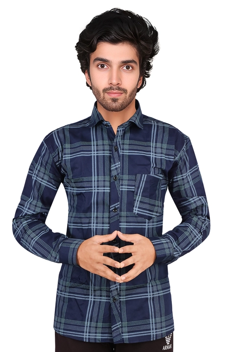Checked Men Shirts uploaded by business on 7/31/2023