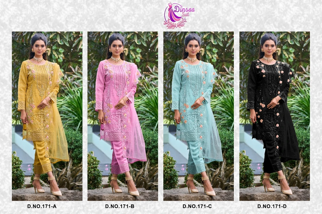 Dinsaa suits uploaded by Kaynat textile on 7/31/2023