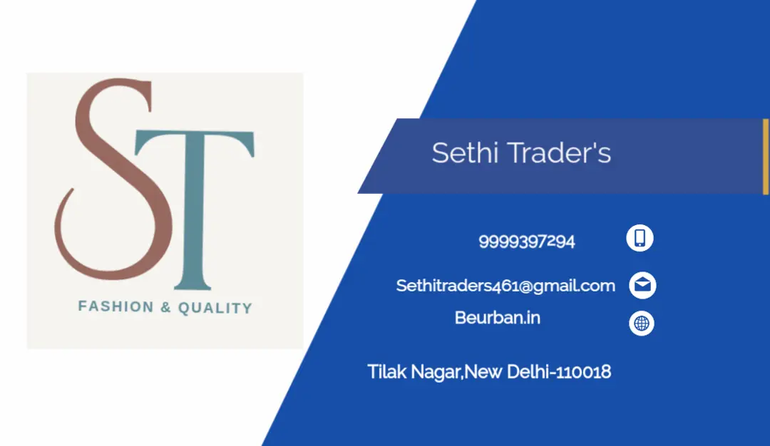 Visiting card store images of Sethi Traders