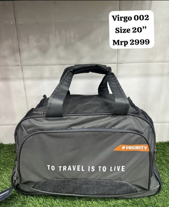 Duffle bag virgo uploaded by SHREE NARMADA ENTERPRISE on 7/31/2023