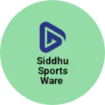 Business logo of Siddhu Sports ware