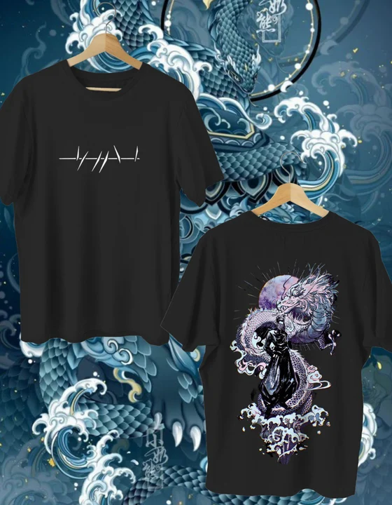 Artisanal Blackyy Dragon 🐉 Designing Oversized T-shirt for men's and women's  uploaded by Artisanal Tshirt on 8/1/2023
