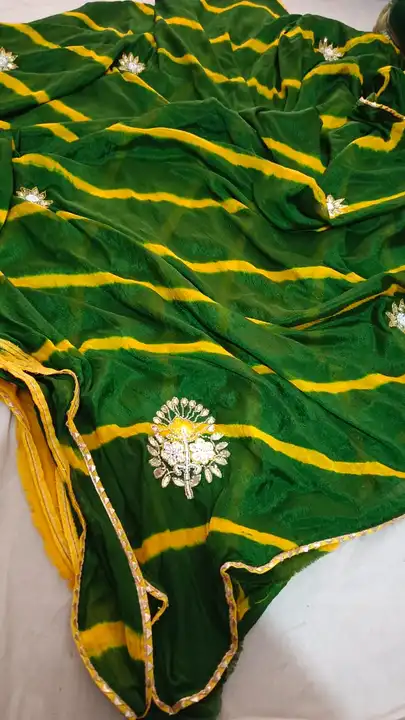 Chinon butta saree uploaded by business on 8/1/2023